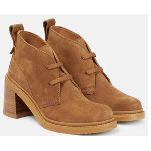 See By Chloe Brown Suede Ankle Booties size 9